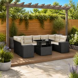 Transform Your Outdoor Space with 8 Piece Garden Sofa Set
