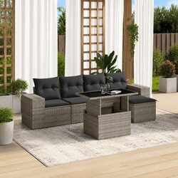 Enhance Your Outdoor Space with 6-Piece Sofa Set