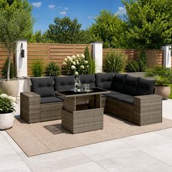 Enhance Your Outdoor Space with This 7 Piece Sofa Set