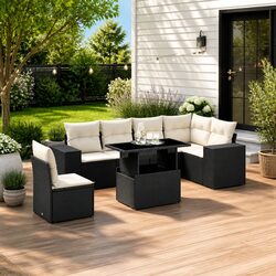Enhance Your Outdoor Living with 7 Piece Sofa Set