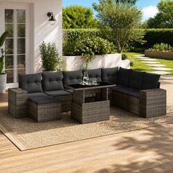 Elevate Your Outdoor Living with a 9 Piece Garden Sofa Set