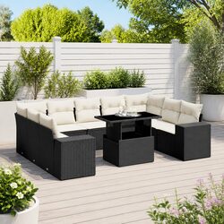 Enhance Your Outdoor Space with a 10-Piece Garden Sofa Set
