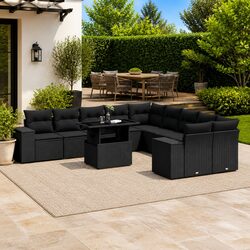Elevate Your Outdoor Space with 11 Piece Sofa Set