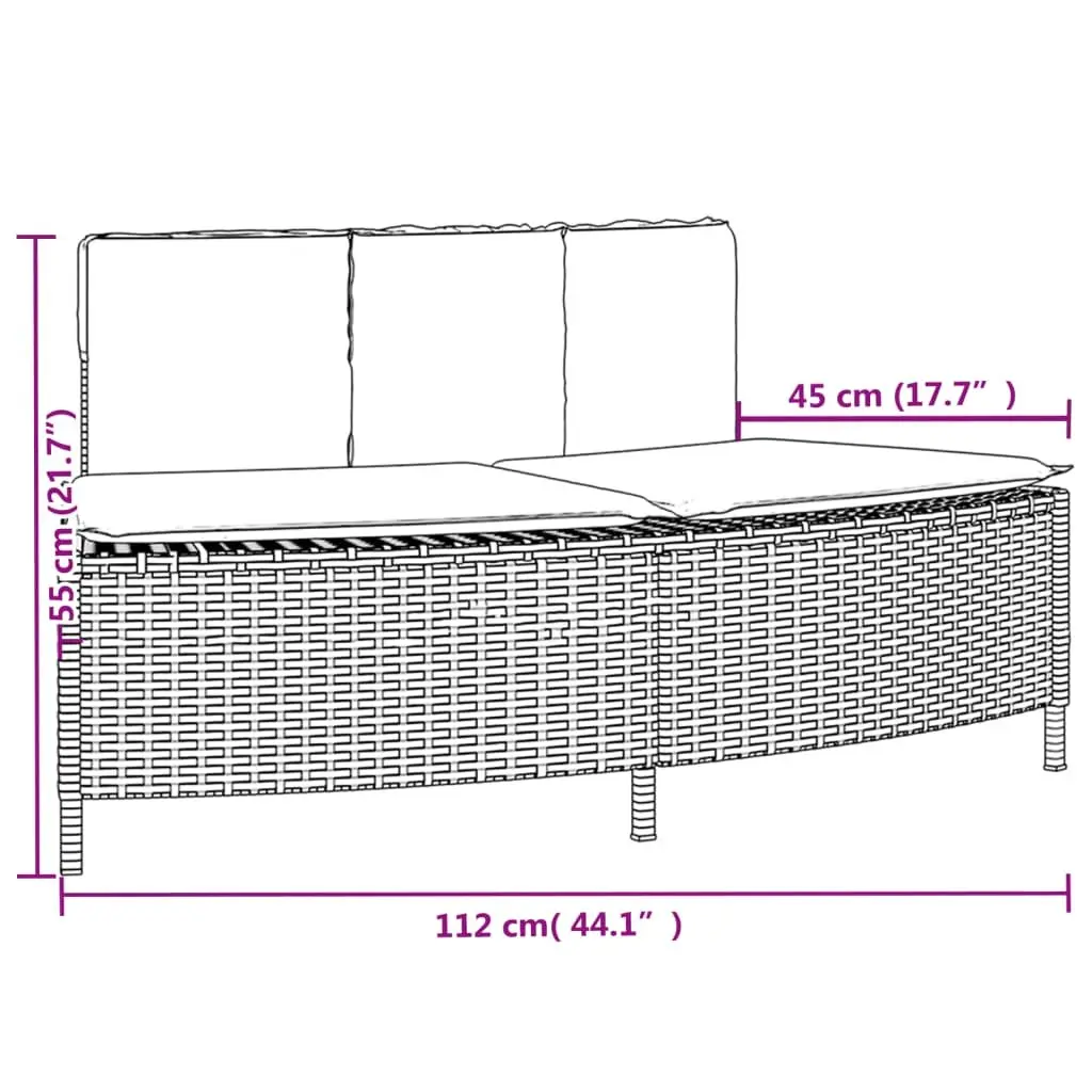 Hot Tub Surround Grey Poly Rattan Wood Spa Side Cabinet Storage Bench