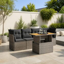 Transform Your Outdoor Space with This 5 Piece Sofa Set
