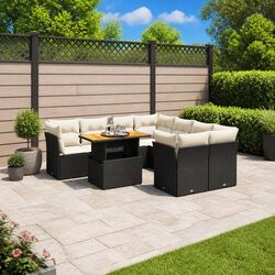 Transform Your Outdoor Area with This 9-Piece Sofa Set
