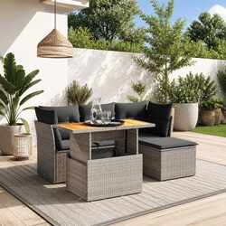 Transform Your Outdoor Space with This 6-Piece Sofa Set