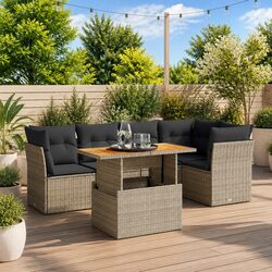 Enhance Your Outdoor Living with This 5 Piece Garden Sofa Set