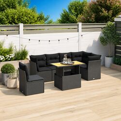 Enhance Your Patio with 7 Piece Garden Sofa Set