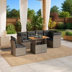 Enhance Your Outdoor Space with This 7 Piece Sofa Set