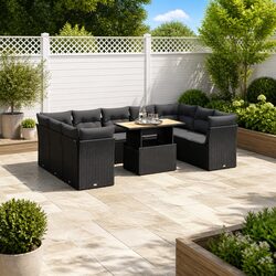 Elevate Your Outdoor Space with 10-Piece Garden Sofa Set