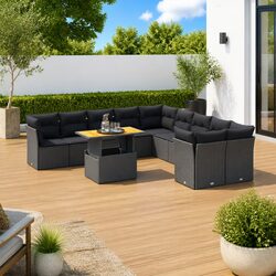 Enhance Your Outdoor Space with This 11-Piece Sofa Set