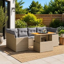 Transform Your Outdoor Living with this 7-Piece Sofa Set