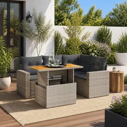 Enhance Your Outdoor Space with this 5-Piece Sofa Set
