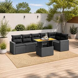Enhance Your Outdoor Space with a 7 Piece Sofa Set
