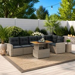 Enhance Your Outdoor Space with a 7 Piece Sofa Set