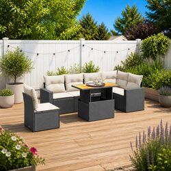 Transform Your Outdoor Space with a 7 Piece Sofa Set