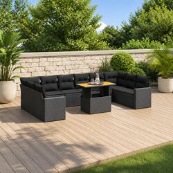 Transform Your Patio with 11 Piece Outdoor Sofa Set