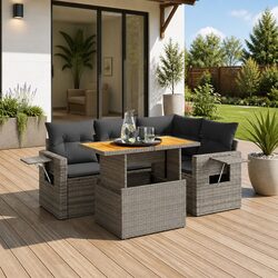 Enhance Your Outdoor Space with a Modular 5-Piece Sofa Set