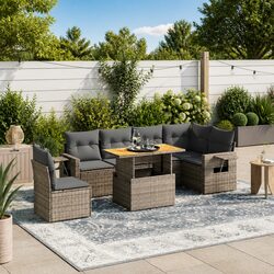 Transform Your Outdoor Space with 7 Piece Garden Sofa Set