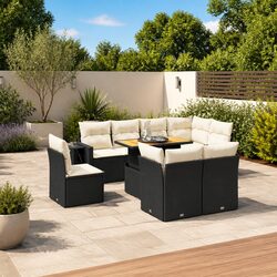 Enhance Your Outdoor Oasis with a 9 Piece Sofa Set