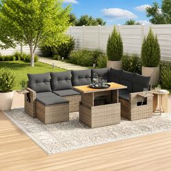 Elevate Your Outdoor Space with this 8-Piece Sofa Set