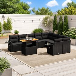 Transform Your Outdoor Space with This 10 Piece Sofa Set