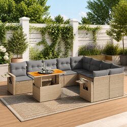 Elevate Your Outdoor Space with a 10 Piece Garden Sofa Set