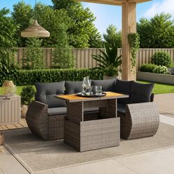 Enhance Your Space with a 5 Piece Outdoor Garden Sofa Set