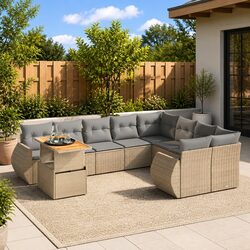 Transform Your Outdoor Space with a 10-Piece Sofa Set