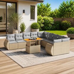 Enhance Your Outdoor Space with This 11-Piece Sofa Set
