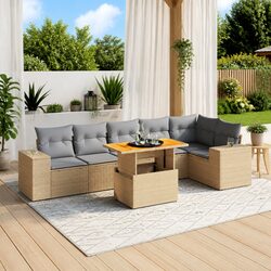 Enhance Your Outdoor Space with 7-Piece Sofa Set