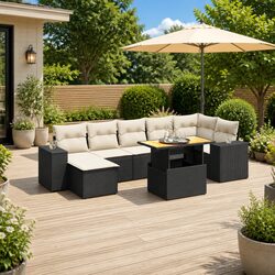 Enhance Your Outdoor Space with 8-Piece Garden Sofa Set