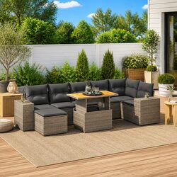 Transform Your Outdoor Space with This 8 Piece Sofa Set