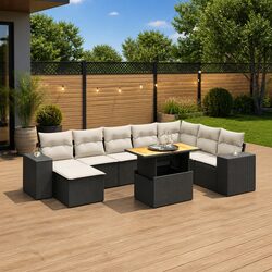 Transform Your Outdoor Space with a 9-Piece Sofa Set