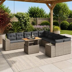 Elevate Your Outdoor Experience with This 11-Piece Sofa Set