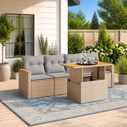 Transform Your Outdoor Space with 5 Piece Sofa Set
