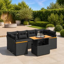 Transform Your Outdoor Area with a 7-Piece Sofa Set