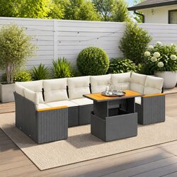 Enhance Your Outdoor Space with 8 Piece Garden Sofa Set