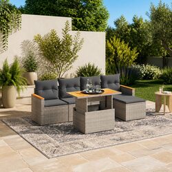 Enhance Your Outdoor Space with This 6-Piece Sofa Set