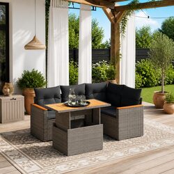 Upgrade Your Outdoor Space with a 5 Piece Garden Sofa Set