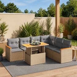 Enhance Your Outdoor Space with This 7 Piece Sofa Set