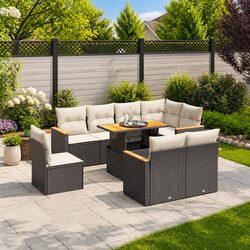 Enhance Your Outdoor Space with This 9 Piece Sofa Set