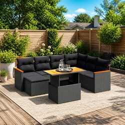 Enhance Your Outdoor Living with This 8-Piece Sofa Set