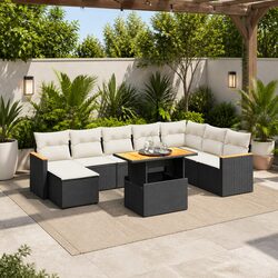 Enhance Your Outdoor Space with 9 Piece Sofa Set