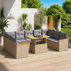 Enhance Your Outdoor Space with a 10-Piece Sofa Set