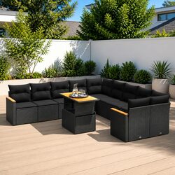 Transform Your Outdoor Space with 11 Piece Sofa Set
