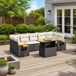 Enhance Your Outdoor Living with 8 Piece Sofa Set