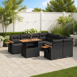 Elevate Your Outdoor Living with a 9 Piece Garden Sofa Set