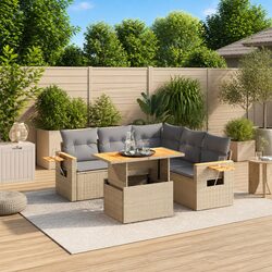 Transform Your Outdoor Space with a 6 Piece Sofa Set